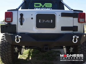 Jeep Wrangler JK Rear Stubby Bumper - Black Jeep Wrangler JK Rear Stubby Bumper - Black
